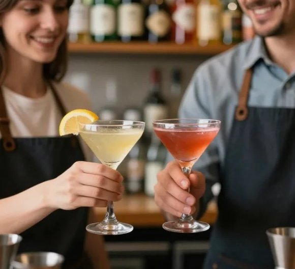 סדנת קוקטיילים זוגית: לנער, לערבב וללגום יחד